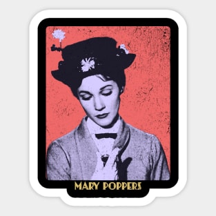 Retro Classic Vintage Marry Poppers Sticker